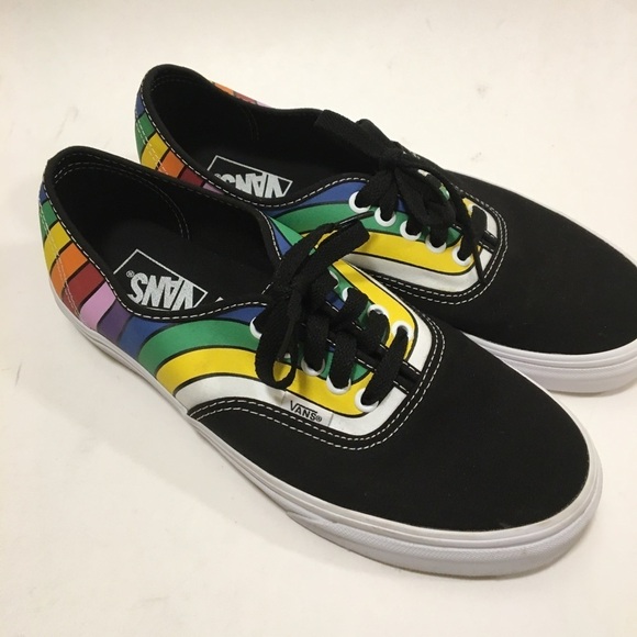 VANS Authentic Refract Blk/Tr Wht/Multi Sneakers - Picture 10 of 16
